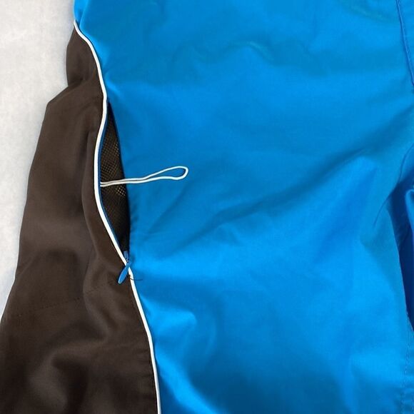 Hobie Vintage Swim Trunks Shorts Mens Sz 32 Unlined Brown Tan Blue - Picture 2 of 10